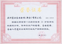 獲得全省同行業地產最暢銷商品榮譽證書